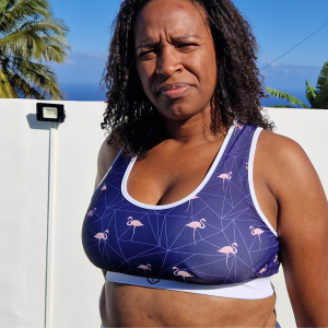 Brassière à motifs (Marque Les Poulettes Fitness)